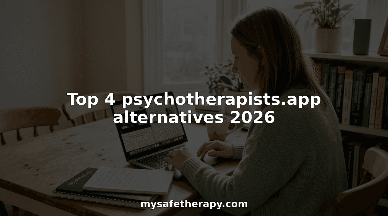 Top 4 psychotherapists.app alternatives 2026