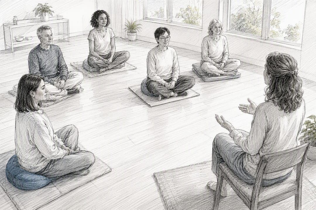 8 Week Mindfulness in Therapy in the UK: NHS Evidence and Safety